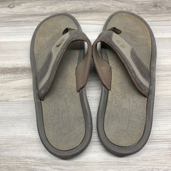 Oakley Supercoil 2.0 Sandal Size 14 Brown Thong Flip Flop Slides Slip On Shoes main image 10